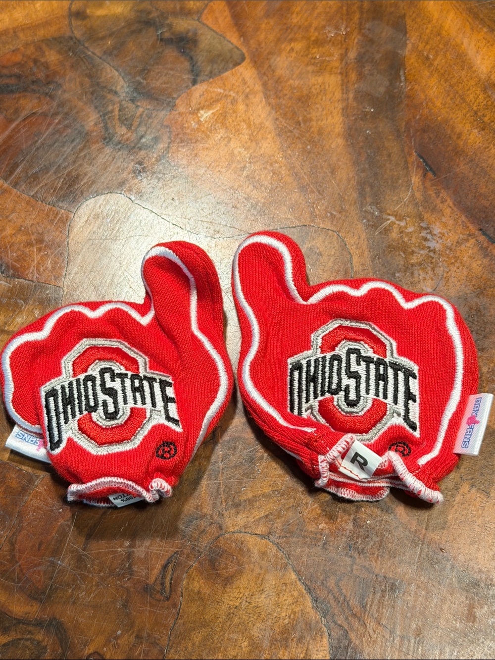 Day1Fans Ohio State Newborn Baby Mittens